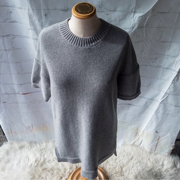 ELK The Label Short Sleeve Chunky Knit Wool Knit Dress/Sweater S/M - Picture 7 of 17